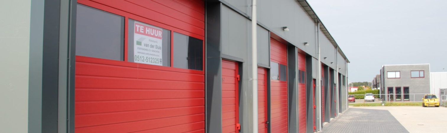 Project bedrijfs- en opslagunits De Gaffel Drachten.