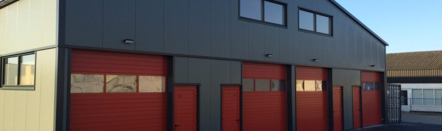 Project bedrijfs- en opslagunits De Gaffel Drachten.